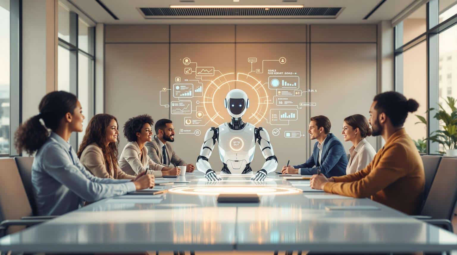 An abstract image representing the company's mission.